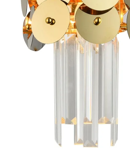 Светильник подвесной BEYOND 76015/1W GOLD Natali Kovaltseva прозрачный золотой 1 лампа, основание золотое в стиле современный  фото 3